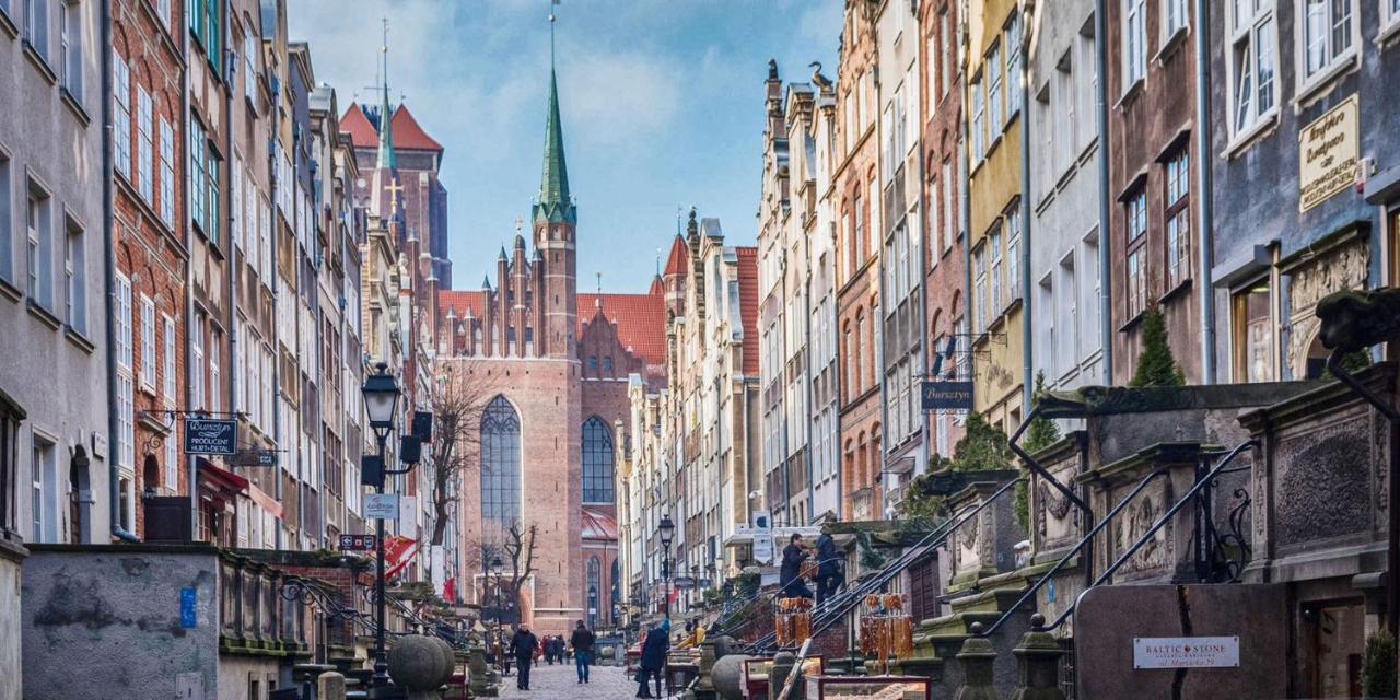 Apartament Gdansk Przy Sercu Starowki Calkowicie Nowy 2021, Beautiful Apartment In The Old Town Bulit 2021 Bagian luar foto