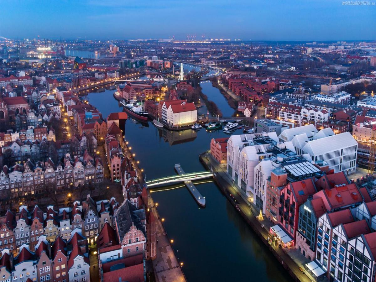 Apartament Gdansk Przy Sercu Starowki Calkowicie Nowy 2021, Beautiful Apartment In The Old Town Bulit 2021 Bagian luar foto